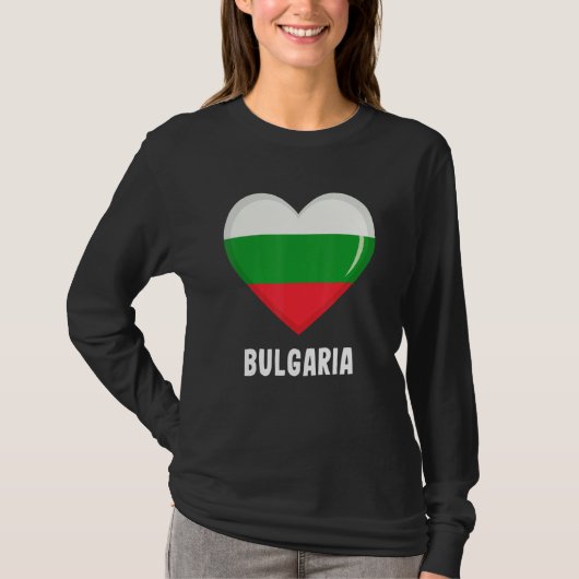 Bulgaarse vlag t-shirt (Voorkant)