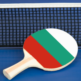 Bulgaarse vlag tafeltennisbatje