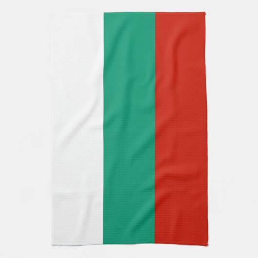 Bulgaarse vlag theedoek (Verticaal)