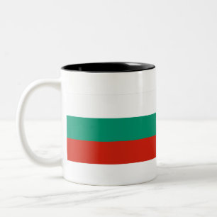 Bulgaarse vlag tweekleurige koffiemok