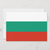 Bulgaarse vlag, vlag van Bulgarije bruiloft Kaart (Achterkant)