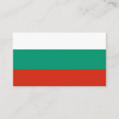 Bulgaarse vlag, vlag van Bulgarije Visitekaartje (Voorkant)