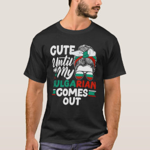 Bulgaarse vlag vliegt tot mijn Bulgaarse dochter T-shirt
