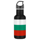 Bulgaarse vlag Vrijheidsfles Waterfles (Voorkant)