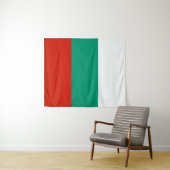 Bulgaarse vlag wandkleed (In Situ (horizontaal))