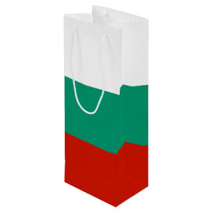 Bulgaarse vlag wijn cadeautas