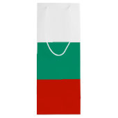 Bulgaarse vlag wijn cadeautas (Achterkant)