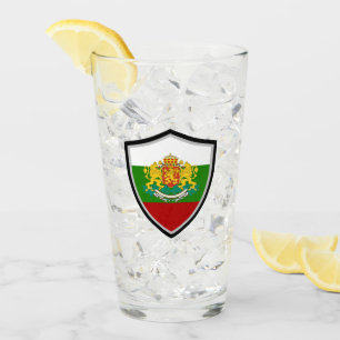 Bulgaarse vlaggen glas