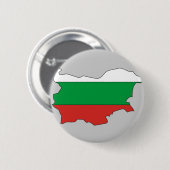 Bulgaarse vlaggenkaart ronde button 5,7 cm (Voorkant /achterkant)