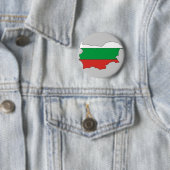 Bulgaarse vlaggenkaart ronde button 5,7 cm (In situ)