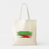 Bulgaarse Vlaggenpenselen Tote Bag (Achterkant)