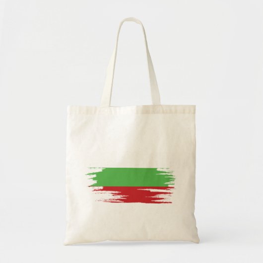 Bulgaarse Vlaggenpenselen Tote Bag (Voorkant)