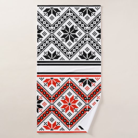 Bulgaarse volkskunst badhanddoek (Badhanddoek)