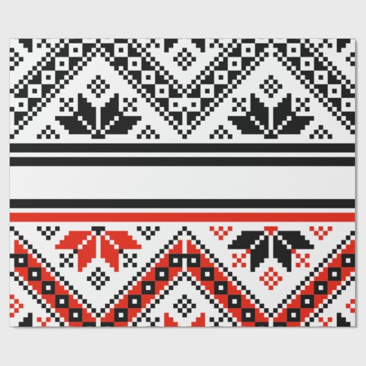 Bulgaarse volkskunst cadeaupapier (Vlak)