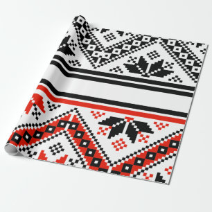 Bulgaarse volkskunst cadeaupapier