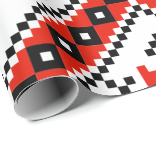 Bulgaarse volkskunst cadeaupapier (Rol Hoek)