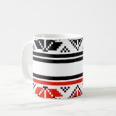 Bulgaarse volkskunst koffiemok (Voorkant links)