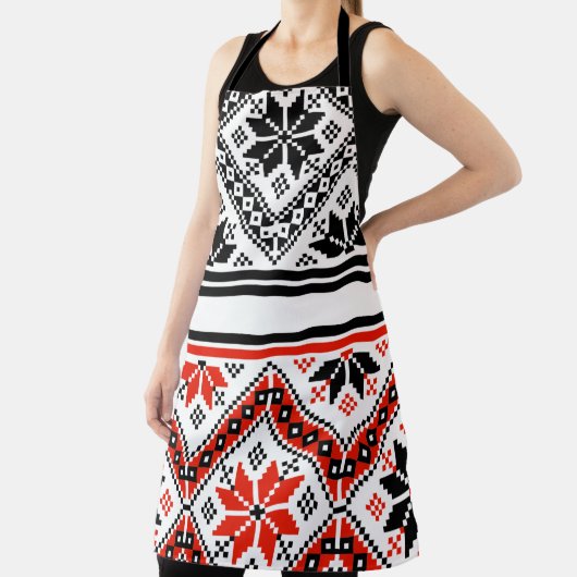 Bulgaarse volkskunst schort (Insitu)