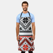 Bulgaarse volkskunst schort (Gedragen)