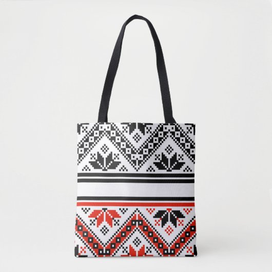 Bulgaarse volkskunst tote bag (Voorkant)