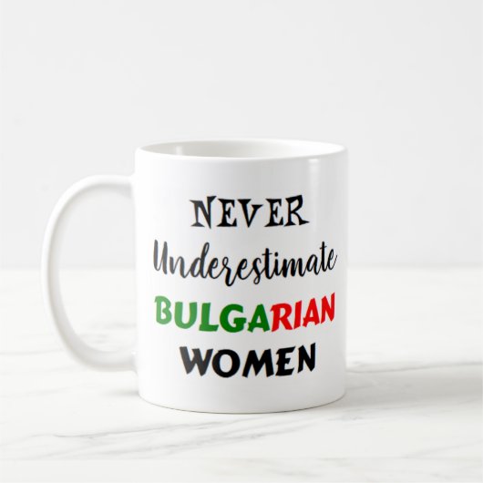 bulgaarse vrouwen koffie - mok (Links)