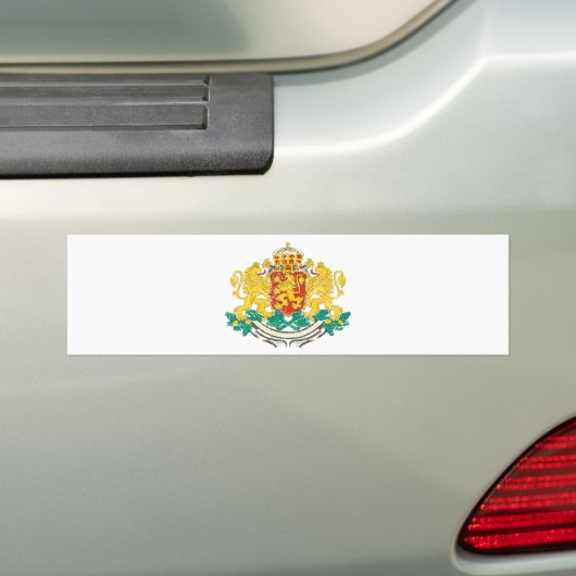 Bulgaarse wapenschild bumpersticker (Op auto)