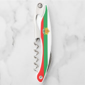 Bulgaarse wapenschild kurkentrekker (Voorkant)