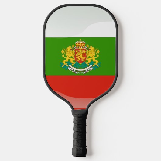 Bulgaarse wapenschild pickleball paddle (Achterkant)