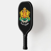 Bulgaarse wapenschild pickleball paddle (Links)