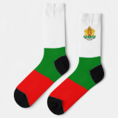 Bulgaarse wapenschild sokken (Links)
