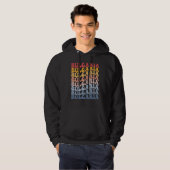 Bulgaria Groovy Retro Bulgarian Hoodie (Voorkant volledig)