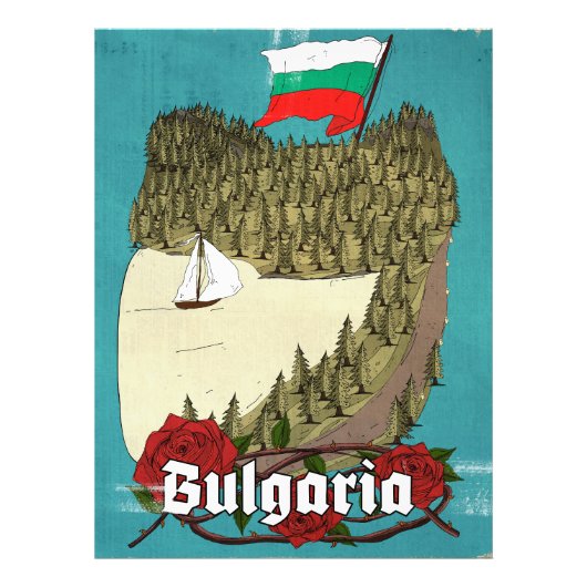 Bulgaria Vintage Travel Poster (Voorkant)