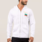 Bulgarian Flag and Bugle Hoodie (Voorkant)