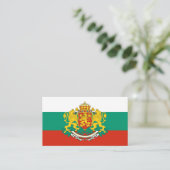 Bulgarian Flag & Coat of Arms, Flag of Bulgaria Visitekaartje (Staand voorkant)