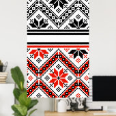 Bulgarian folk art folk art poster (Thuiskantoor)