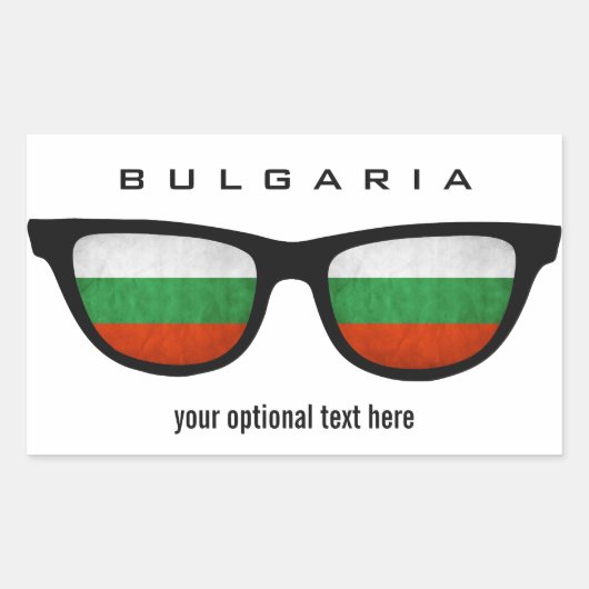 Bulgarian Shades aangepaste stickers (Voorkant)