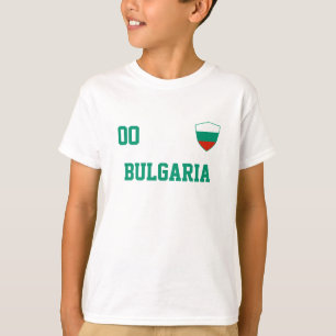 Bulgarije Aangepaste naam & nummer Football Kinder T-shirt