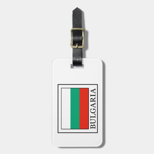 Bulgarije Bagagelabel (Voorkant verticaal)