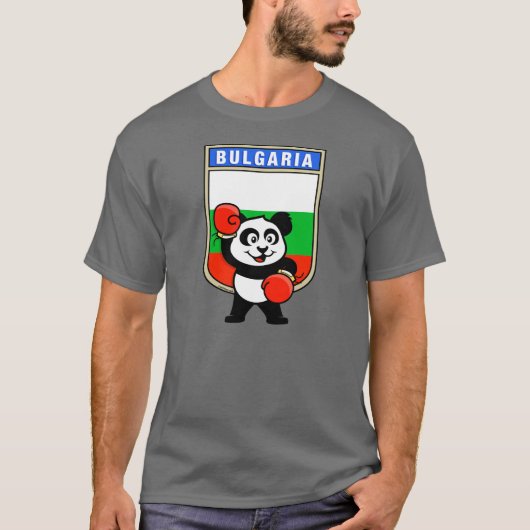 Bulgarije Boxing Panda T-shirt (Voorkant)