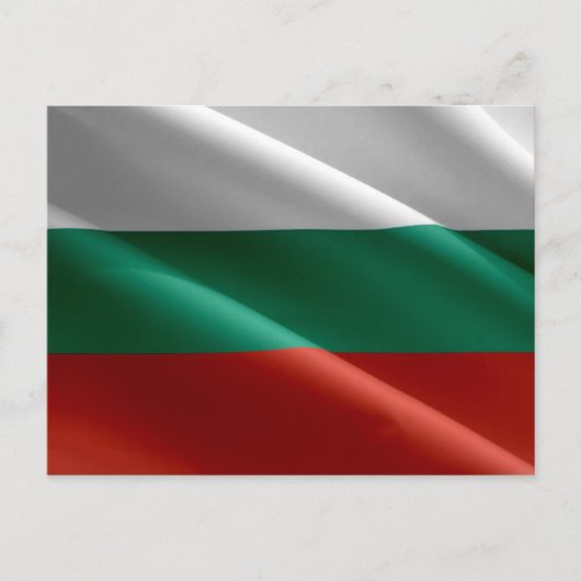 Bulgarije - Bulgaarse vlag zwaaien - Briefkaart (Voorkant)