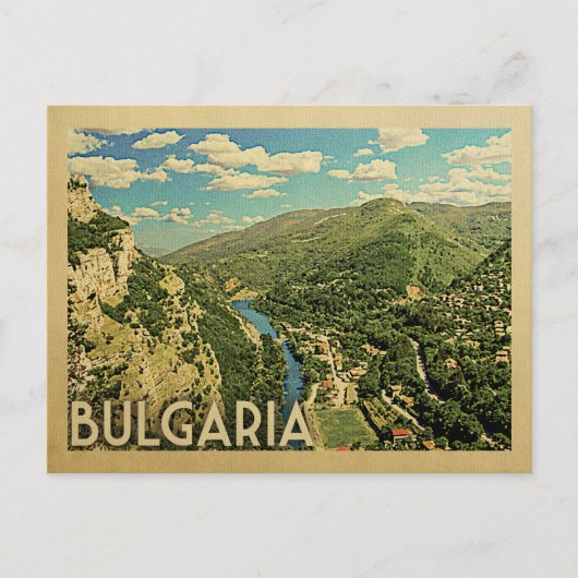 Bulgarije Duitsland Vintage Travel Briefkaart (Voorkant)