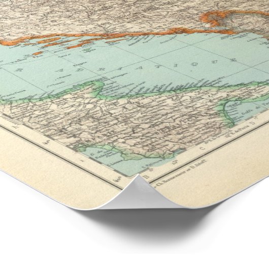 Bulgarije en Servië Poster (Hoek)