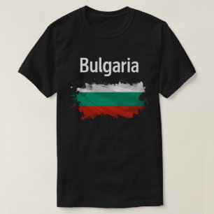 Bulgarije Erfgoed Vieren Bulgarije Vlag T-Shirt
