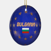 Bulgarije European Circle Kerstversiering Keramisch Ornament (Rechts)