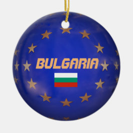 Bulgarije European Circle Kerstversiering Keramisch Ornament