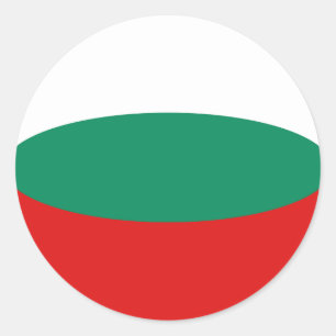 Bulgarije Fisheye Vlag Sticker