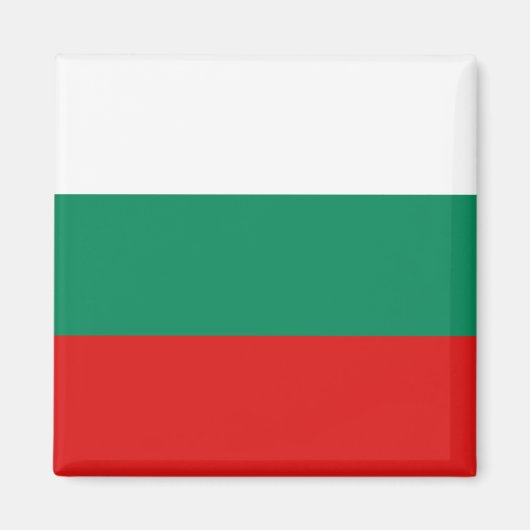 Bulgarije Flag Magnet (Voorkant)