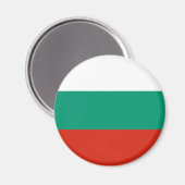 Bulgarije Flag Magnet (Voorkant / Achterkant)