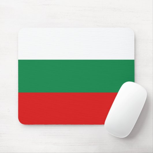Bulgarije Flag Mousepad Muismat (Met muis)