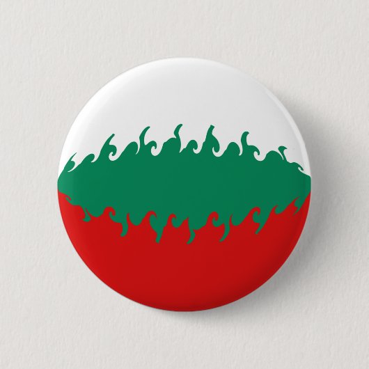 Bulgarije Gnarly Flag Ronde Button 5,7 Cm (Voorkant)